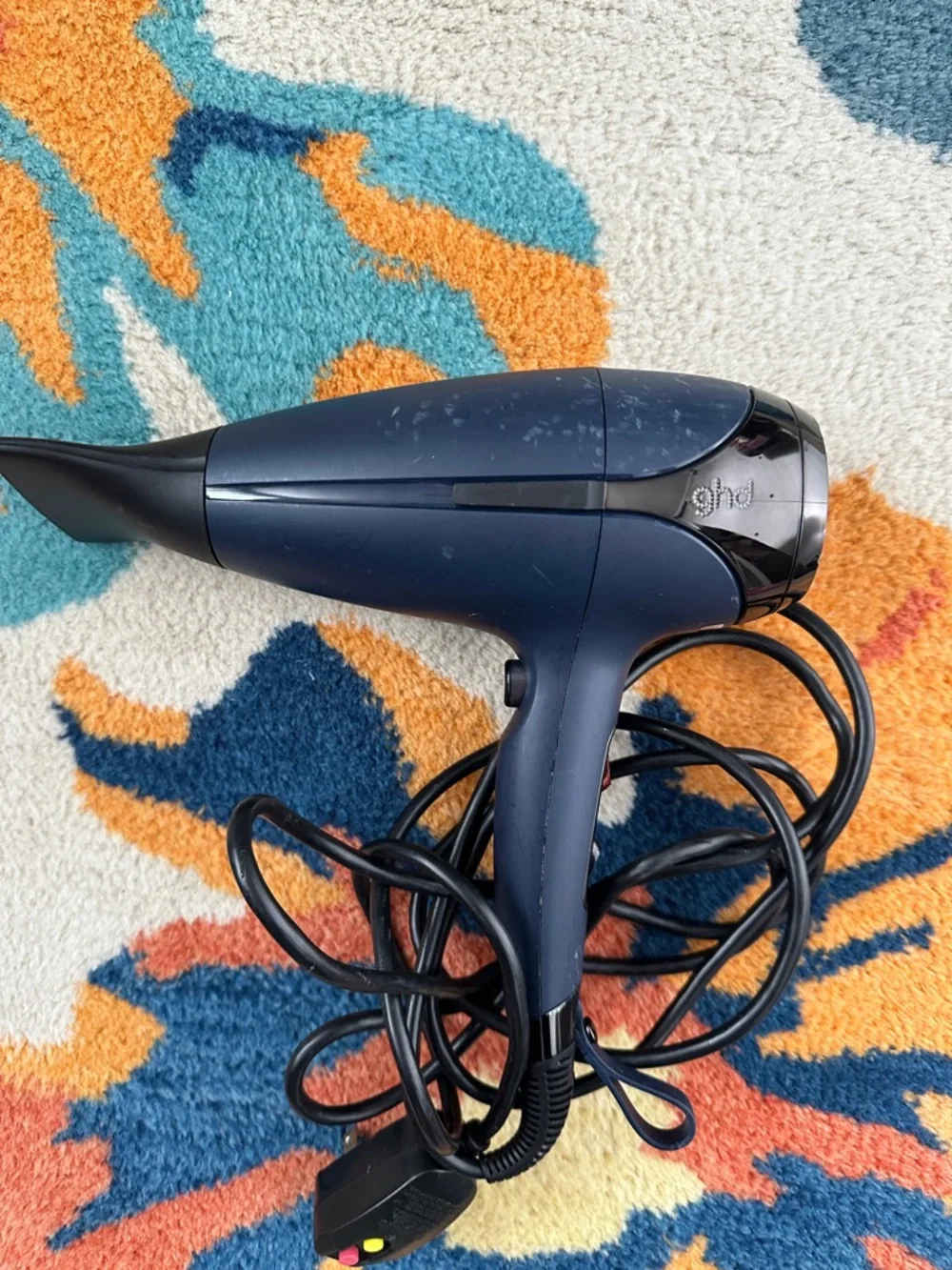ghd Helios Navy Blue Hair Dryer with Black Accents - Picture 3 of 4